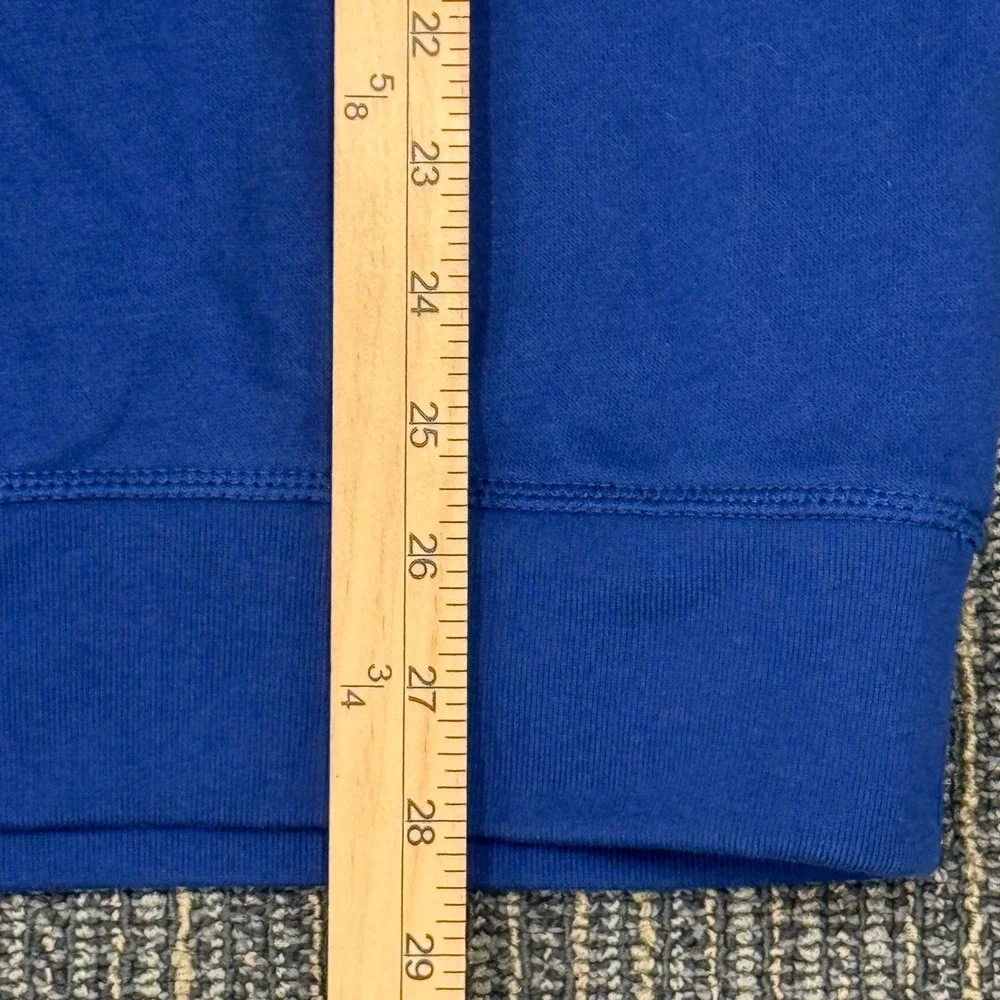 Nautica Quarter Zip Pullover Mens XL Navy Blue Excellent‎ Fleece Mock Neck Logo